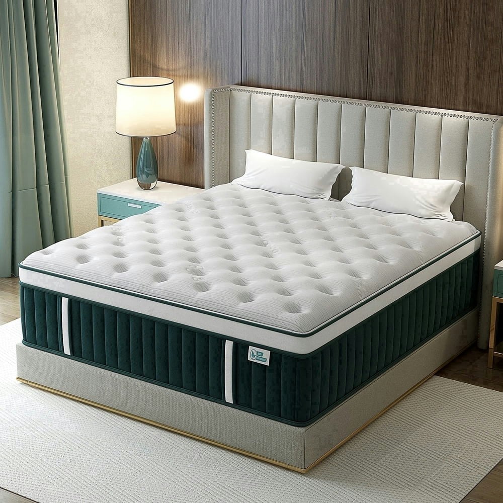 Round Hill 14-Inch Queen Hybrid Memory Foam Mattress: $214
