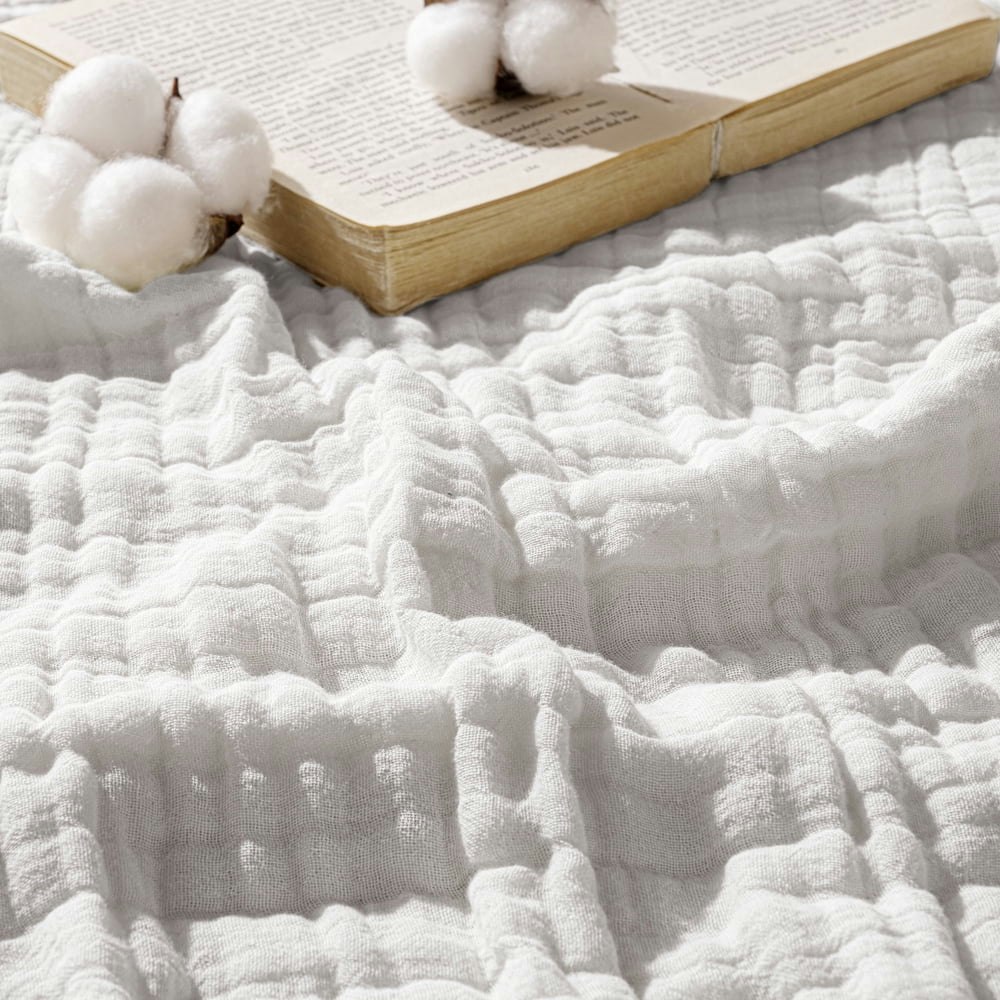 Exclusivo Mezcla 50"x70" Cotton Muslin Throw Blanket: $22.49 Exclusivo Mezcla 50"x70" Cotton Muslin Throw Blanket: $22.49
