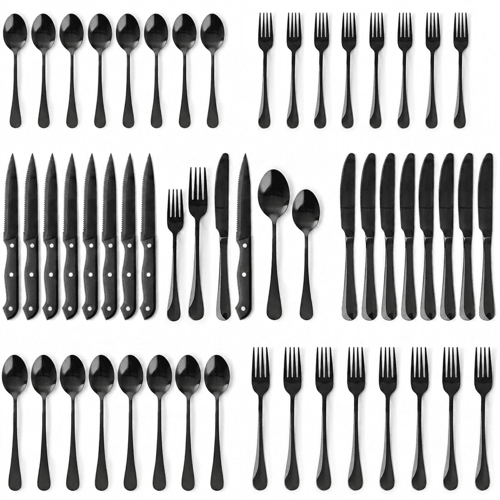 Nulas 48-Piece Stainless Steel Silverware Set: $32.99 Nulas 48-Piece Stainless Steel Silverware Set: $32.99