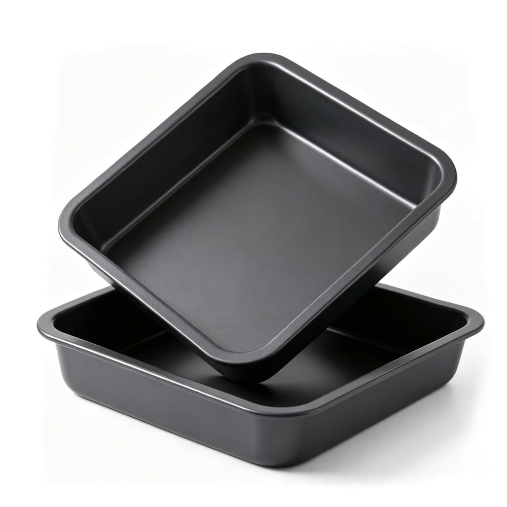 8-Inch Non-Stick Square Cake Pan 2-Pack: $10.99 8-Inch Non-Stick Square Cake Pan 2-Pack: $10.99