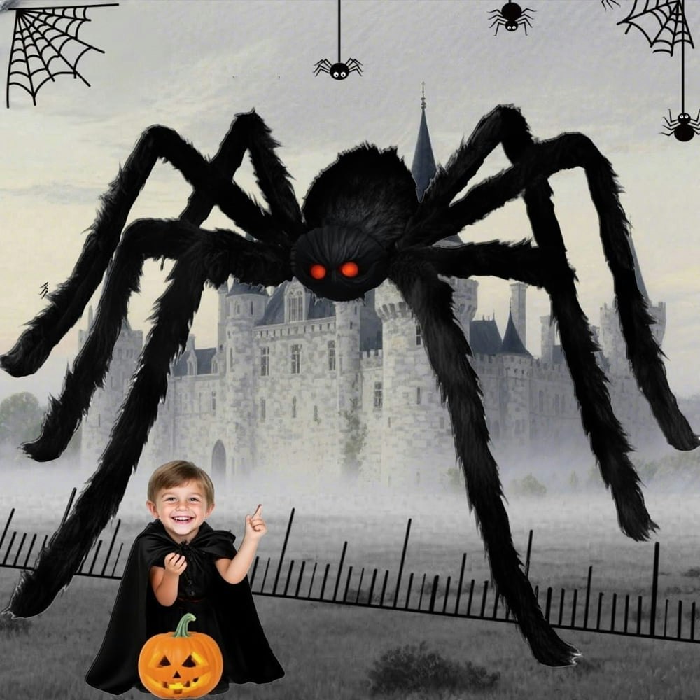 Tetou Halloween Giant Spider Decoration: $13.43 Tetou Halloween Giant Spider Decoration: $13.43