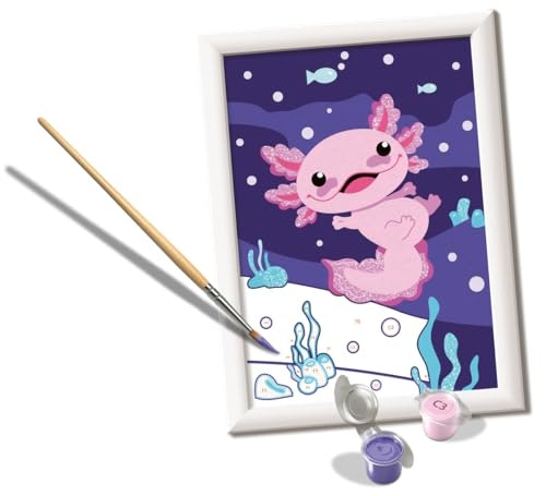 Ravensburger Axolotl CreArt Paint by Numbers Kit: $11.83 Ravensburger Axolotl CreArt Paint by Numbers Kit: $11.83