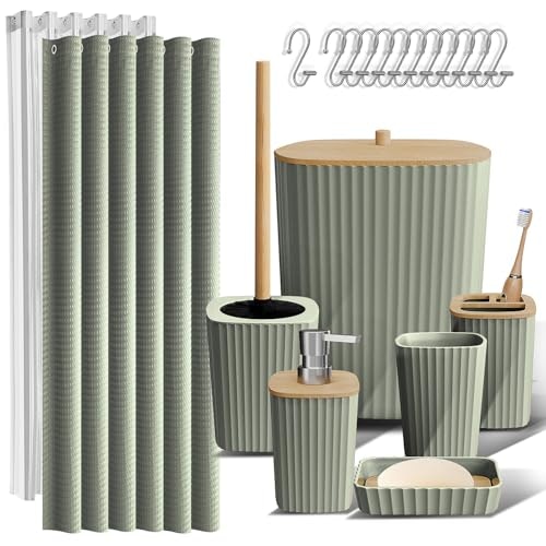 Clara Clark 20-Piece Bathroom Accessory Set: $30 Clara Clark 20-Piece Bathroom Accessory Set: $30