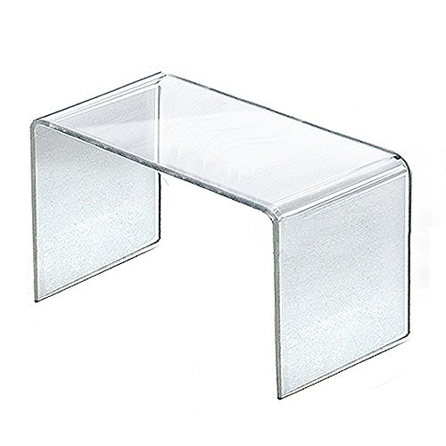 Azar Displays 8" x 4" x 4.5" Acrylic Riser 4-Pack: $32
