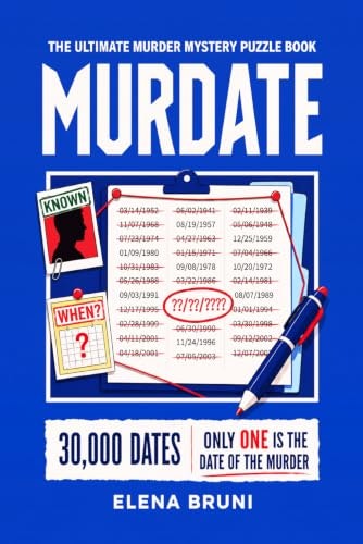 Murdate Murder Mystery Puzzle Book: $16.14