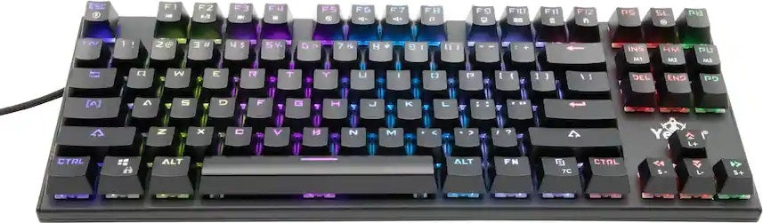 Yeyian Spark Series 2000 Blue Switch Wired Gaming Keyboard w/ RGB Lighting: $50