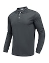 Pinspark Men's Long Sleeve Quick-Dry Golf Polo Shirt for $6 + free shipping w/ Prime