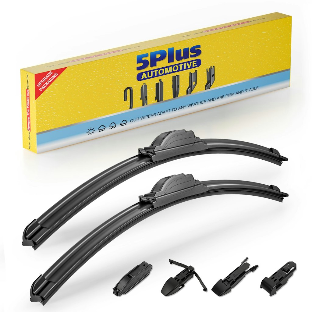 5 PLUS 22" Windshield Wiper Blades 2-Pack: $9.02 via Sub. & Save