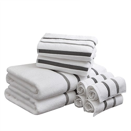 Comfort Spaces Zero Twist Bath Towel 8-Piece Set: $22.10