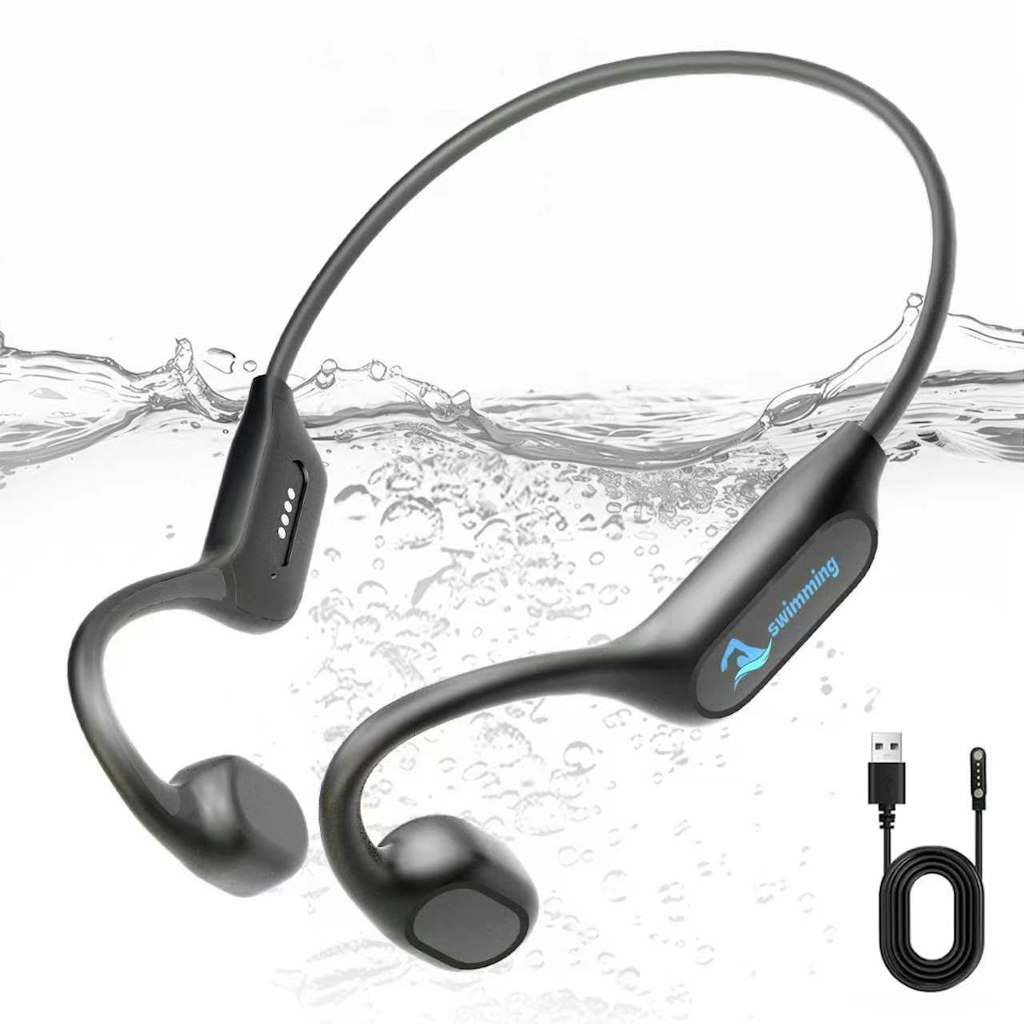 Tevese Bone Conduction IPX8 Waterproof Bluetooth 6.0 Swimming Headphones: $30 Tevese Bone Conduction IPX8 Waterproof Bluetooth 6.0 Swimming Headphones: $30