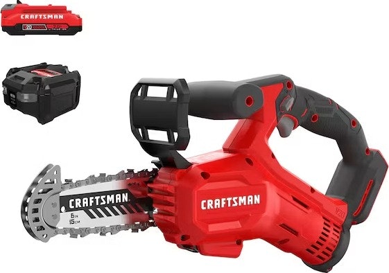 Craftsman V20 20V Max 6" Battery Chainsaw: $89