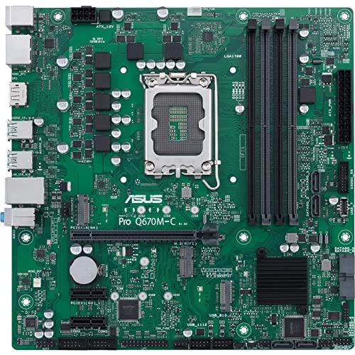 Asus Pro Q670M-C-CSM mATX Motherboard: $123.49