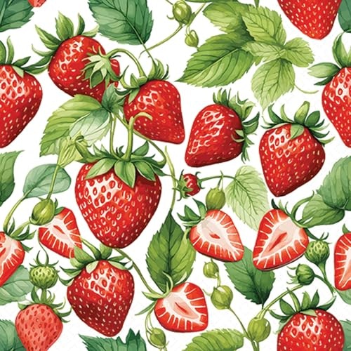 IHR Ideal Home Range 6.5" x 6.5" 3-Ply Paper Napkins 20-Count: $6.70