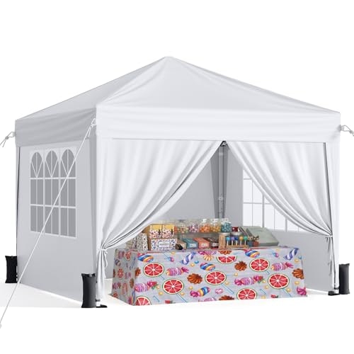 Driftalia 10x10-Foot Pop Up Canopy Tent with 4 Sidewalls: $83.98 Driftalia 10x10-Foot Pop Up Canopy Tent with 4 Sidewalls: $83.98