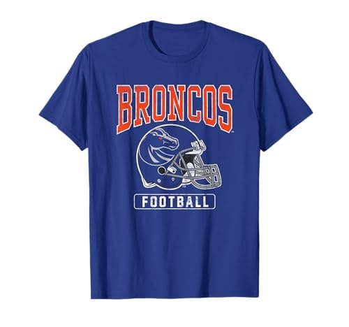 Boise State University Broncos Football Helmet T-Shirt: $19.79
