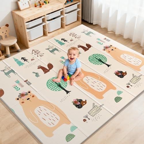 Uanlauo 79x71-Inch Foldable Baby Play Mat: $37.79 Uanlauo 79x71-Inch Foldable Baby Play Mat: $37.79