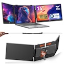 Portamax 14" 1080p FHD IPS Triple Laptop Screen Extender for $180 + free shipping