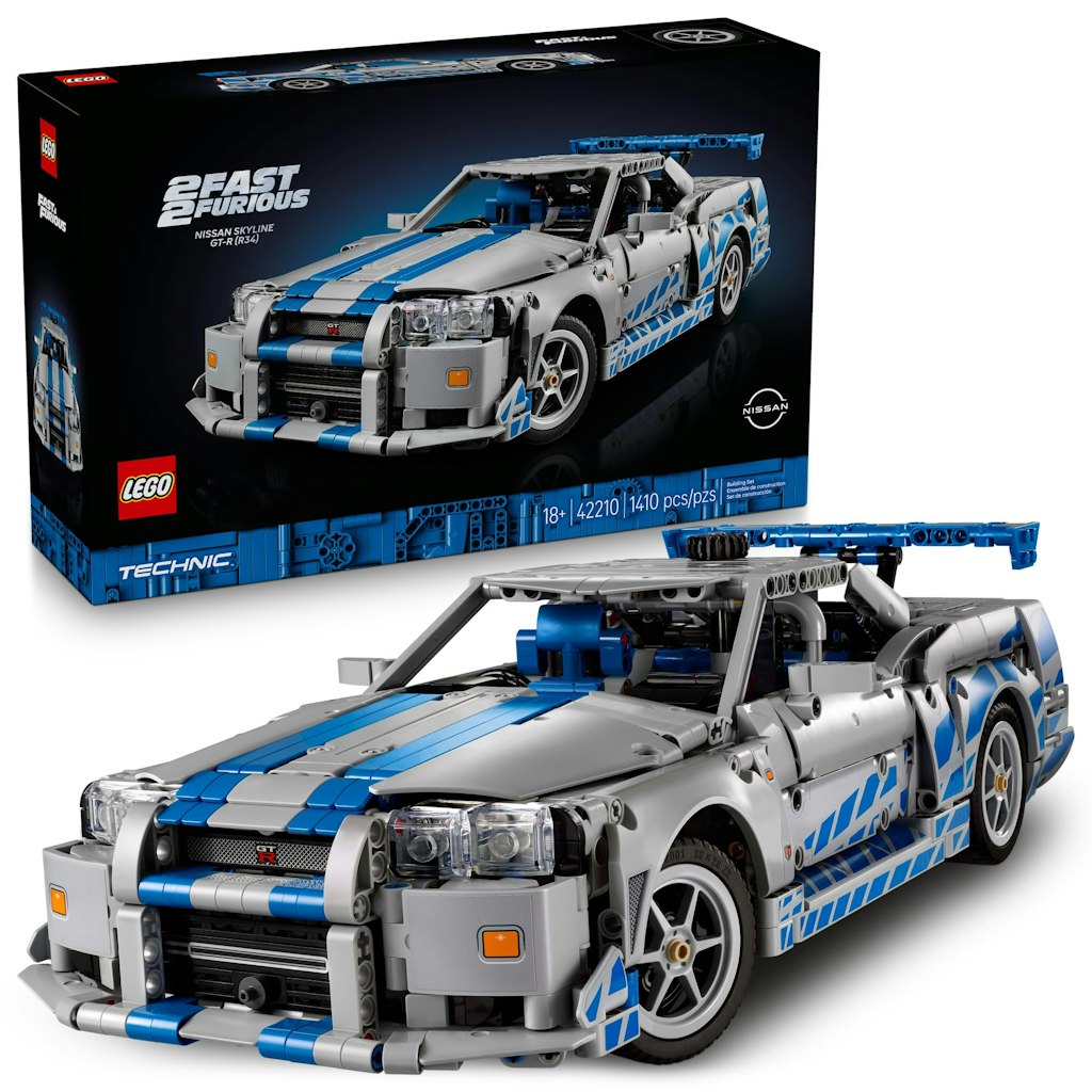 LEGO Technic 2 Fast 2 Furious Nissan Skyline GT-R Building Set: $112 LEGO Technic 2 Fast 2 Furious Nissan Skyline GT-R Building Set: $112