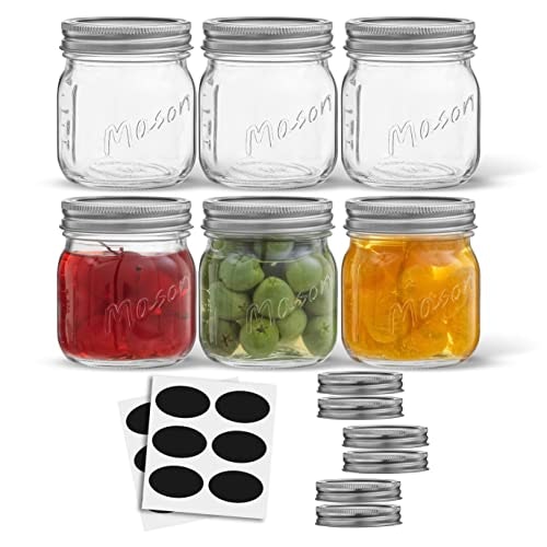 JoyJolt 8-oz. Mason Jars 6-Pack: $13