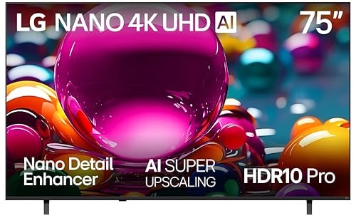 LG NU85 Series 75NU850BPUA 75" 4K HDR LED UHD Smart TV: $499.99