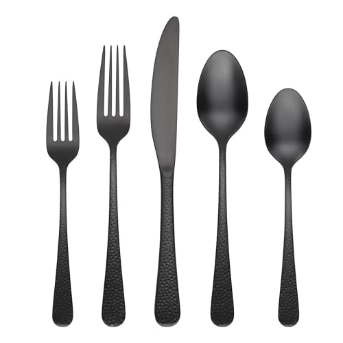Cambridge Silversmiths Keene Black Satin 20-Piece Flatware Set: $64.12 Cambridge Silversmiths Keene Black Satin 20-Piece Flatware Set: $64.12