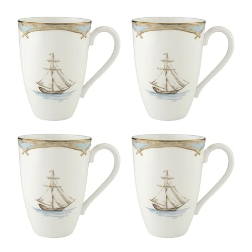 Lenox British Colonial Tradewind Porcelain Mug 4-Pack: $42