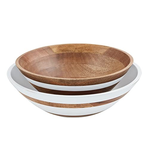 Mud Pie Wood Strap Bowl Set: $45.27 Mud Pie Wood Strap Bowl Set: $45.27