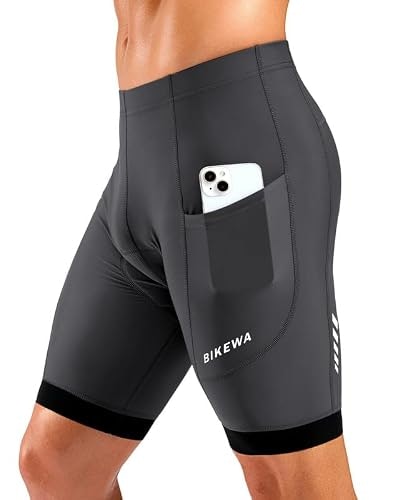 Bikewa Men's 7" 4D Padded Cycling Shorts: $14.83