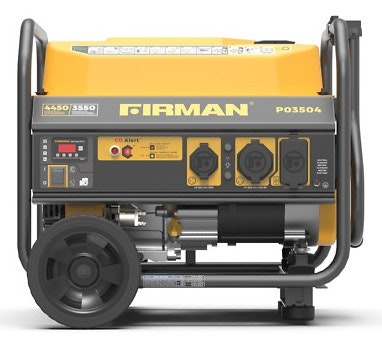 Certified Refurb Firman 4,450W Gas Portable Generator: $350