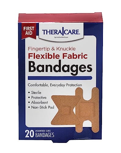 TheraCare Flexible Fabric Fingertip and Knuckle Bandages 20-Count: $4.33