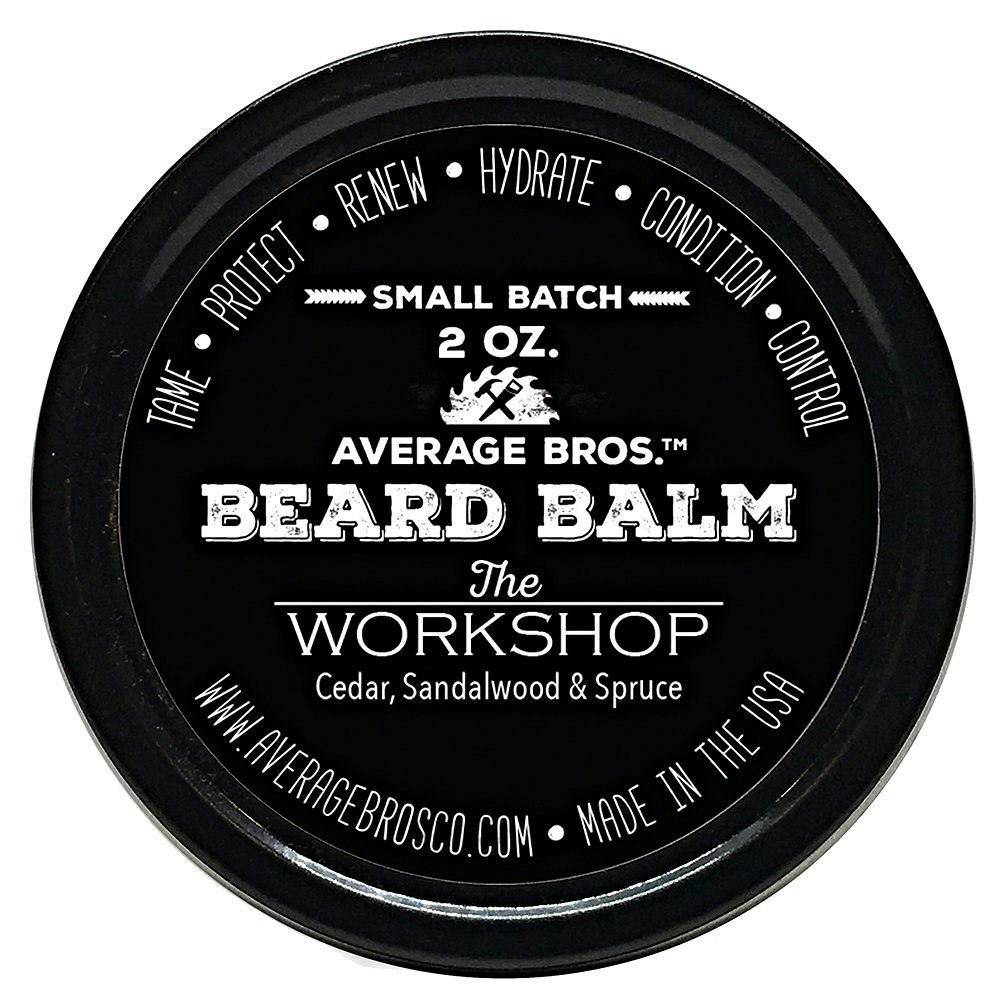 Average Bros Workshop Cedar Sandalwood Spruce Beard Balm 2oz: $9.99