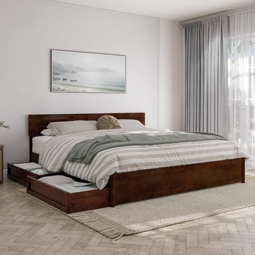 Wesley King Platform Bed with Storage Drawers: $472.29 Wesley King Platform Bed with Storage Drawers: $472.29