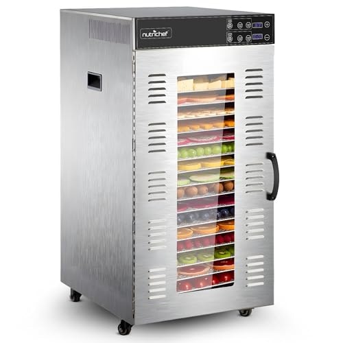 NutriChef 2,000-Watt 20-Tray Commercial Food Dehydrator: $563.99