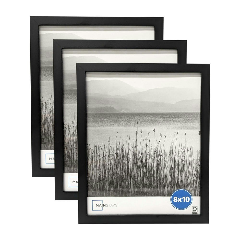 Mainstays 8x10 Picture Frame 3-Pack: $9.50