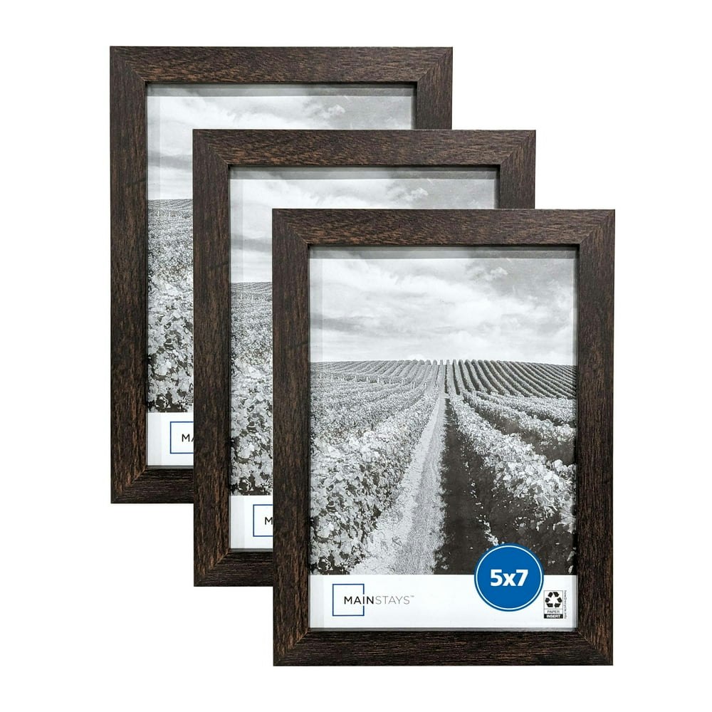 Mainstays 5x7 Picture Frame 3-Pack: $7.78