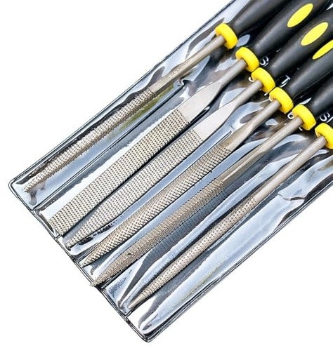6-Piece 140mm Mini Metal Rasp Needle File Set: $2.79