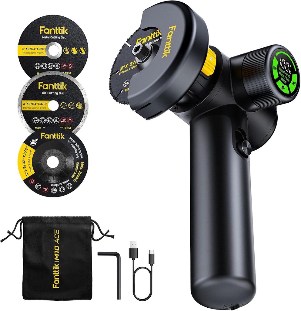 Fanttik 3" M10 ACE Cordless Angle Grinder: $59.99 Fanttik 3" M10 ACE Cordless Angle Grinder: $59.99