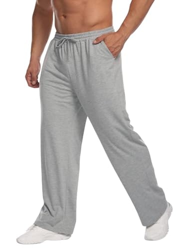 Deyeek Men's Straight Leg Sweatpants: $10.99
