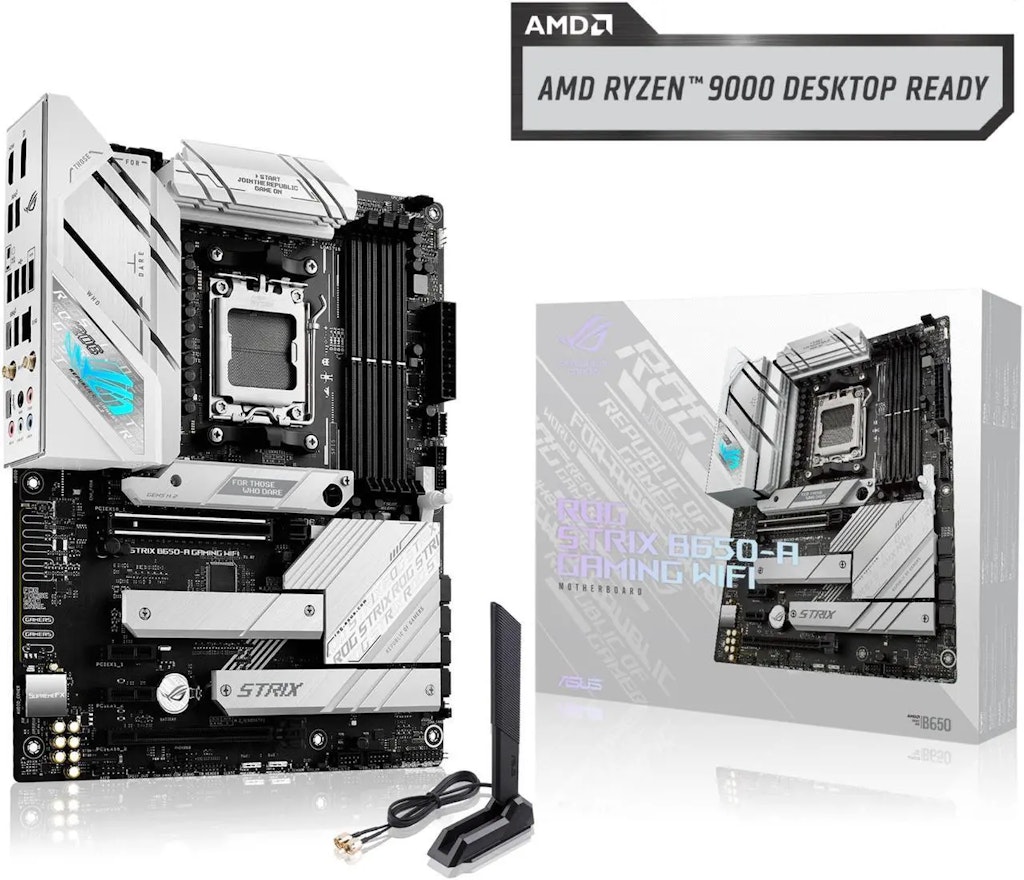 ASUS ROG Strix B650-A Gaming WiFi AM5 ATX Motherboard: $130