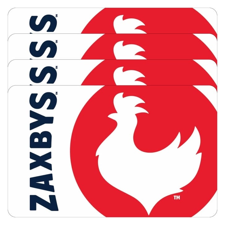 Four $25 Zaxby's Gift Cards ($100 Value): $80