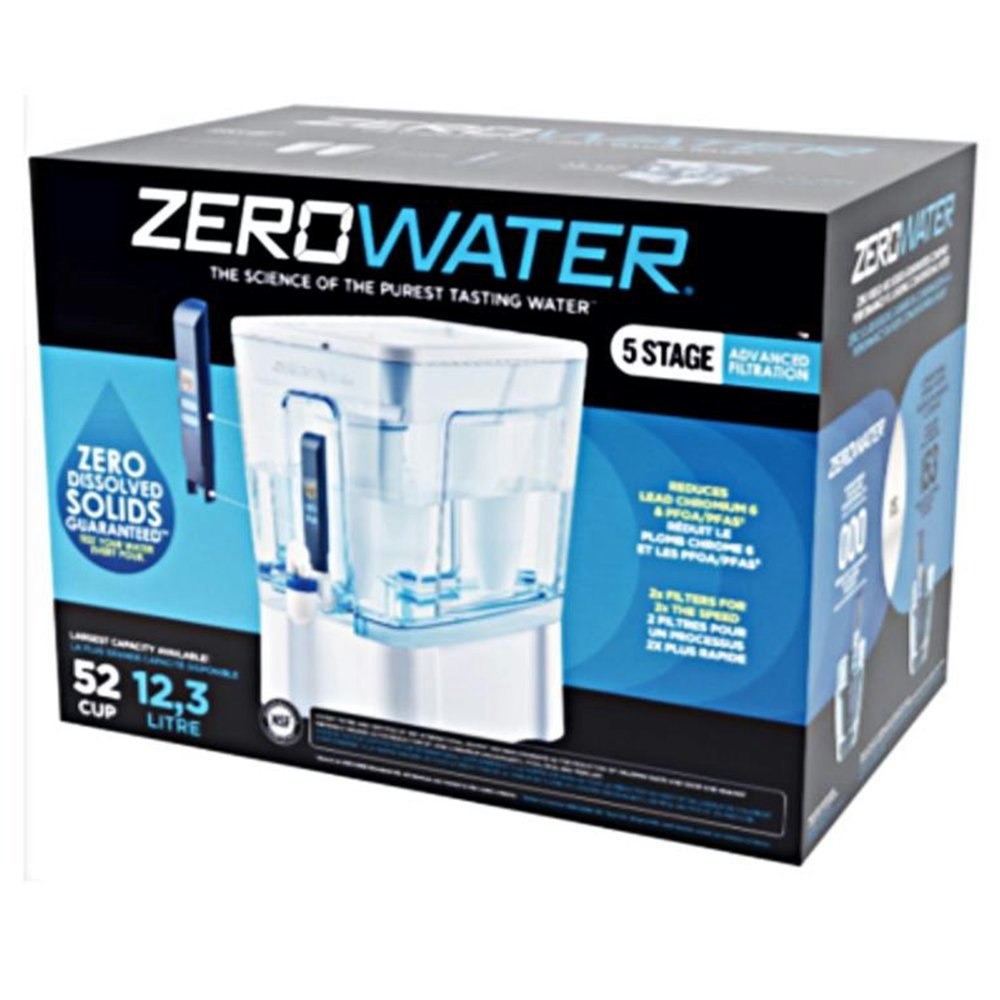 ZeroWater 52-Cup Ready-Read Water Filtration Dispenser: $44.99