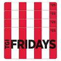 Four $25 TGI Friday's Gift Cards ($100 Value) for $80 + email delivery