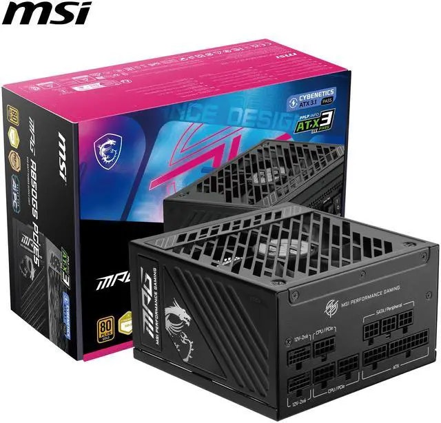 MSI MPG A850GS PCIE5 850W Fully Modular 80+ Gold Power Supply: $80 after $10 rebate