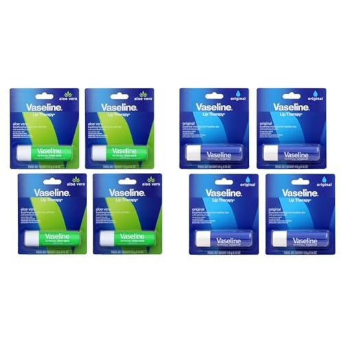 Vaseline Lip Therapy Aloe and Original 0.16-oz. Lip Balm 4-Pack: $10.31