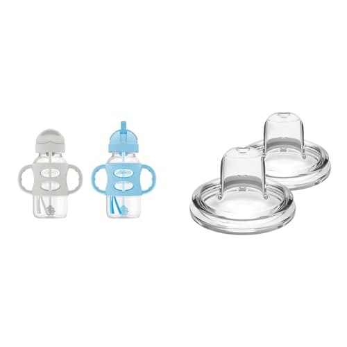 Dr. Brown's Milestones Wide-Neck Sippy Straw Bottle 2-Pack: $21.98 Dr. Brown's Milestones Wide-Neck Sippy Straw Bottle 2-Pack: $21.98