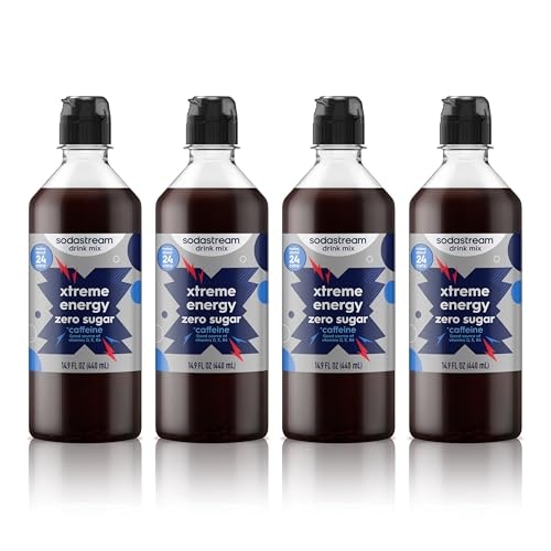 Sodastream Zero Xtreme Energy Syrup 4-Pack: $20.24