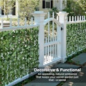 Best Choice Products 94x39" Outdoor Faux Ivy Privacy Screen Fence for $25 + free shipping
