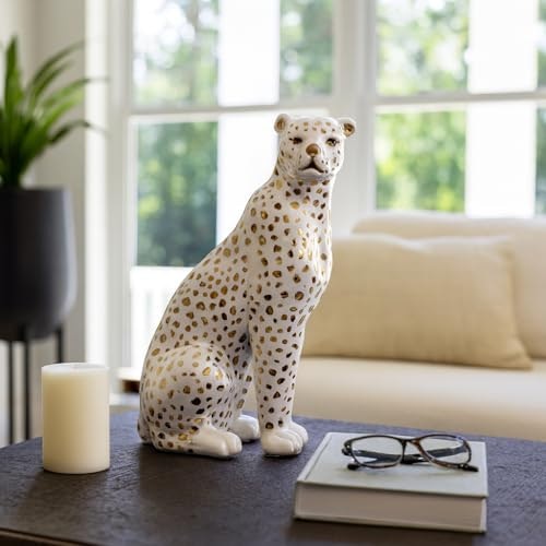 11-Inch Ceramic Leopard Decorative Figurine: $24.99 11-Inch Ceramic Leopard Decorative Figurine: $24.99