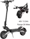 OOTD T10 500W 48V Off-Road Foldable Electric Scooter for $400 + free shipping