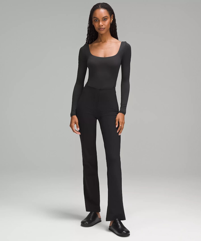lululemon Women's Wundermost Nulu Square-Neck Long-Sleeve Bodysuit: $29 lululemon Women's Wundermost Nulu Square-Neck Long-Sleeve Bodysuit: $29